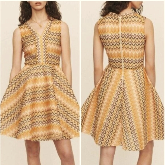 NWOT Maje Reinette Fit-and-Flare Dress - Picture 3 of 8